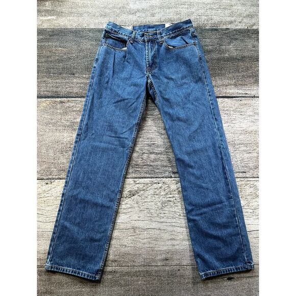 John B Stetson Modern Straight Leg Denim Jeans 32x34 No 1312 - Picture 1 of 11